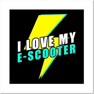 e-scooter scooter escooter Posters and Art